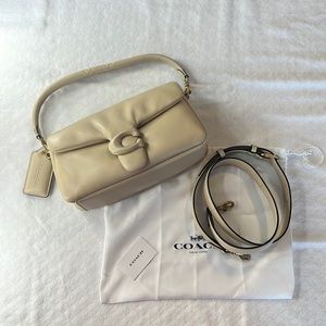 NWOT Coach Pillow Tabby 26 Ivory